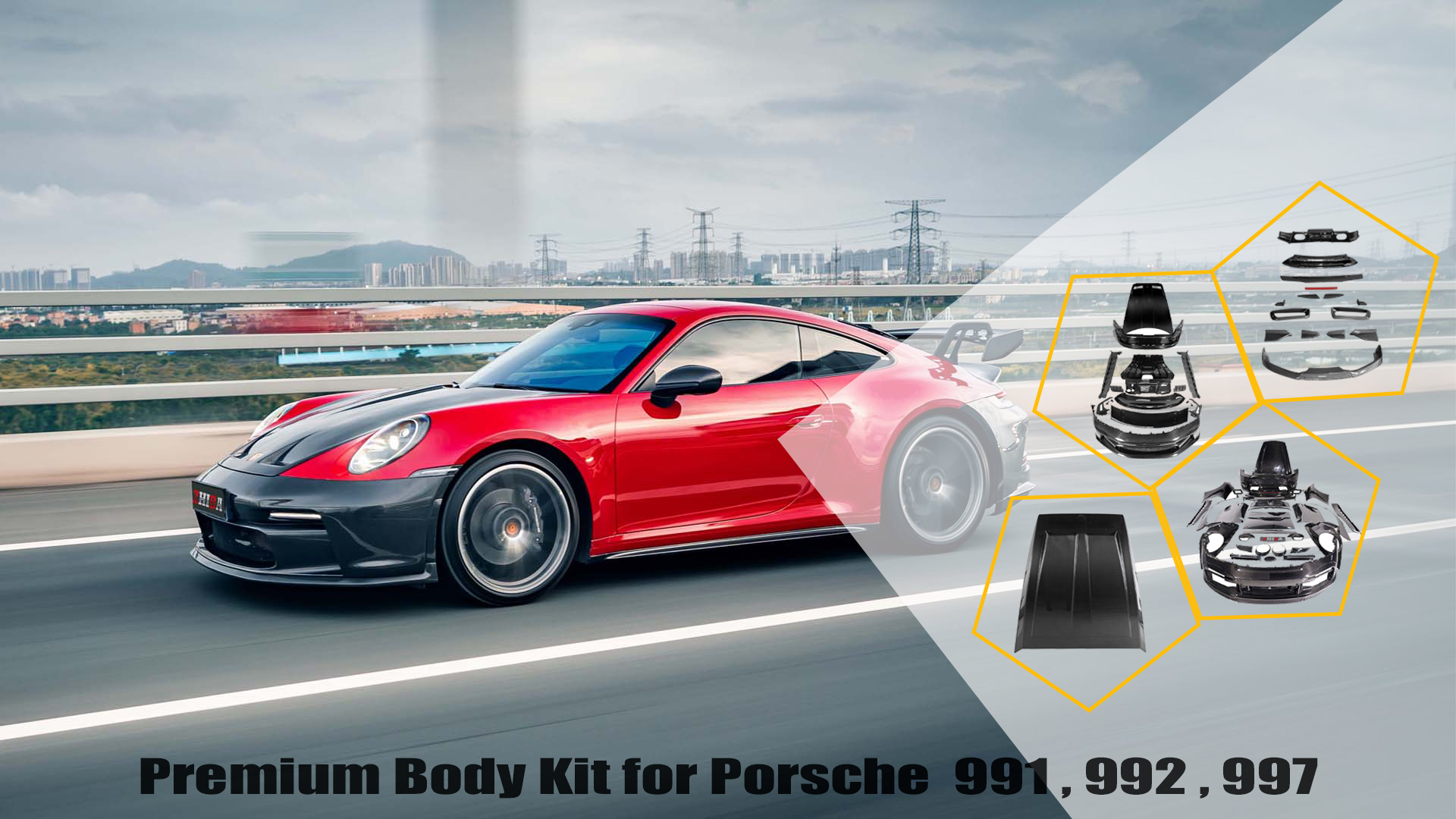 Carbon Fiber Body Kit for Porsche 911 991 992 997 