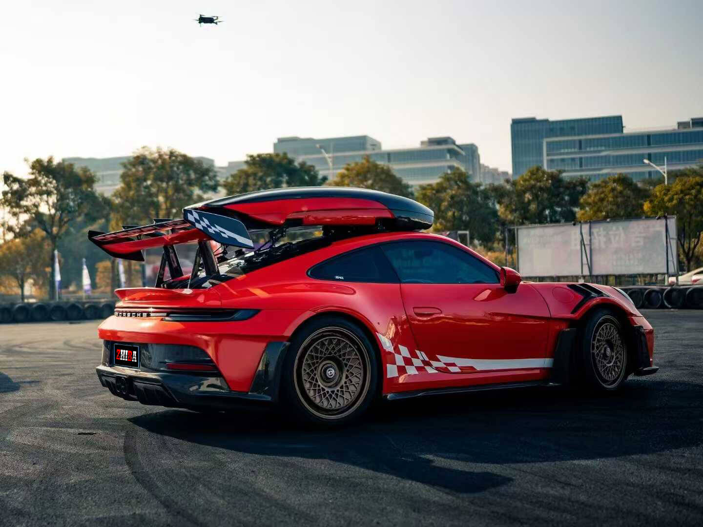Porsch 911 992 Upgrade GT3RS Dry Carbon Fiber Body Kit