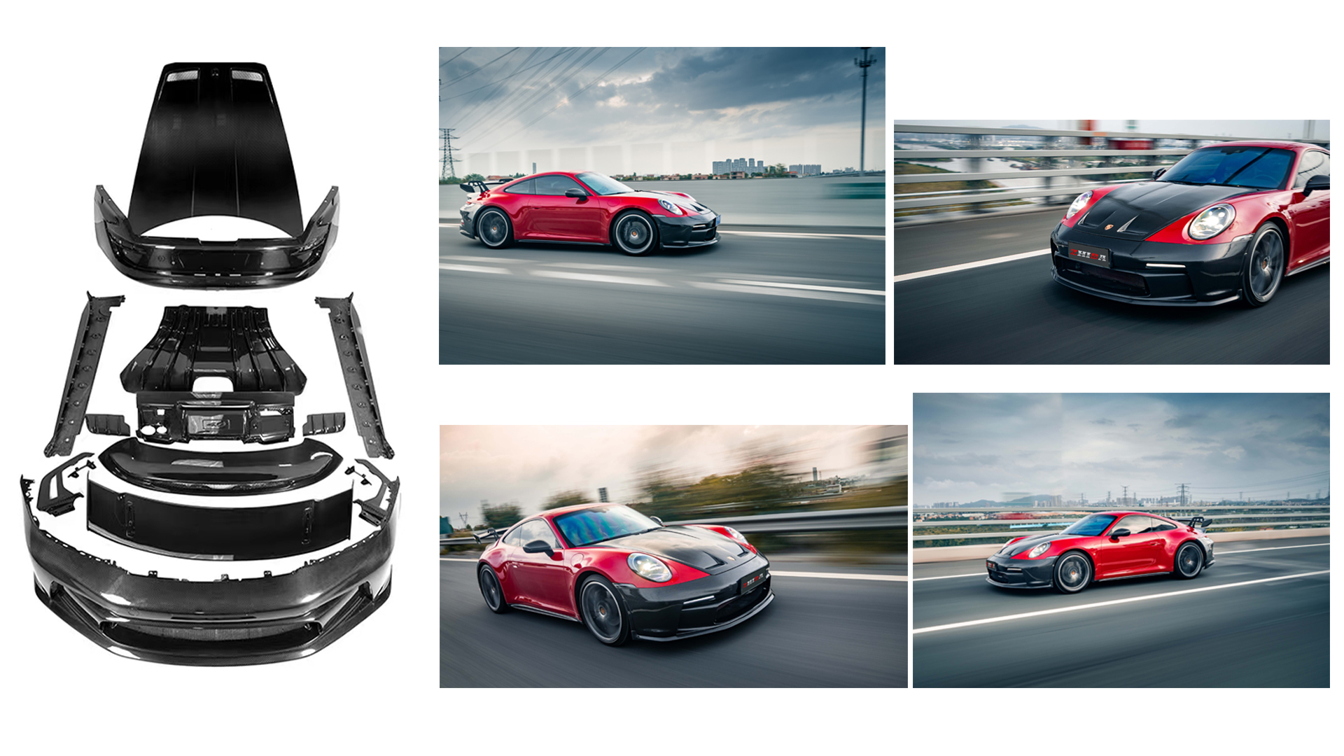 Porsche 992 Upgrade GT3 Dry Carbon Fiber Body Kit