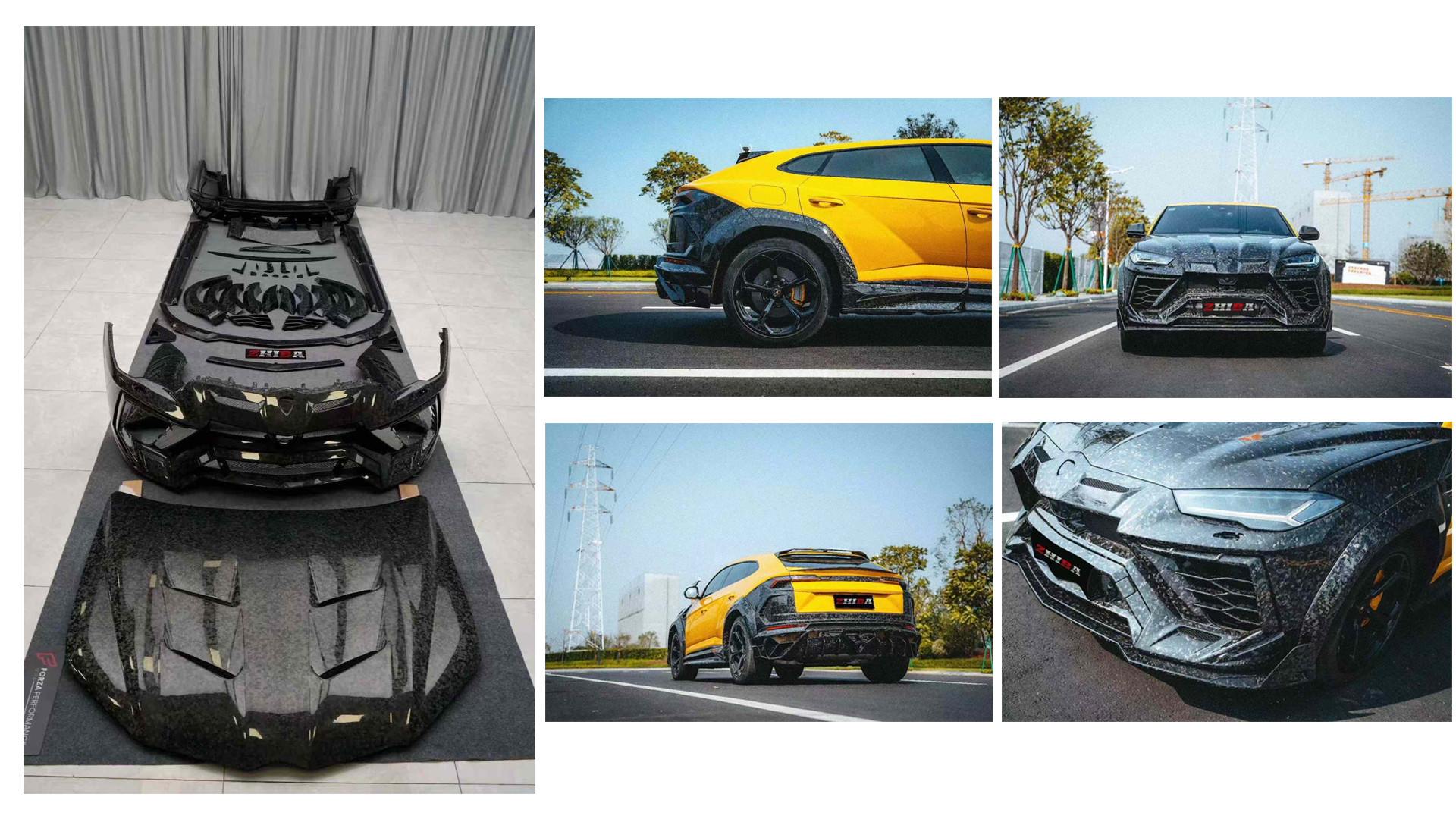 Lamborghini Urus Upgrade MSY Ⅱ Generation Dry Carbon Fiber Body Kit 